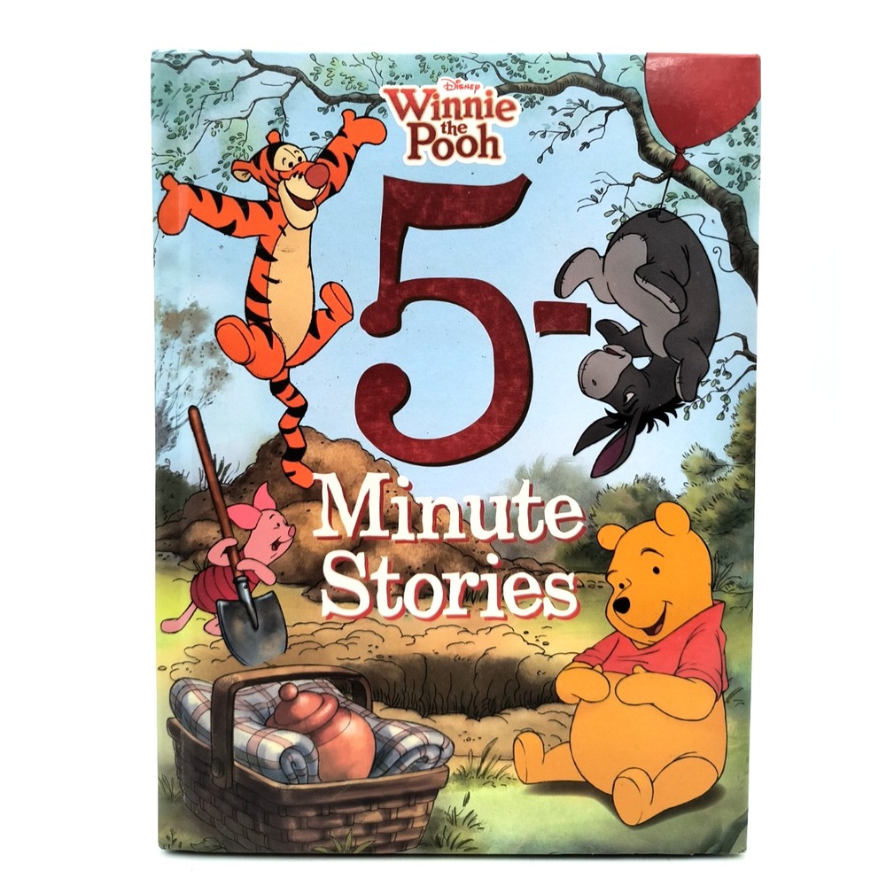 Disney Winnie the Pooh 5-Minute Stories 2004 Hardcover Tigger Eeyore Piglet